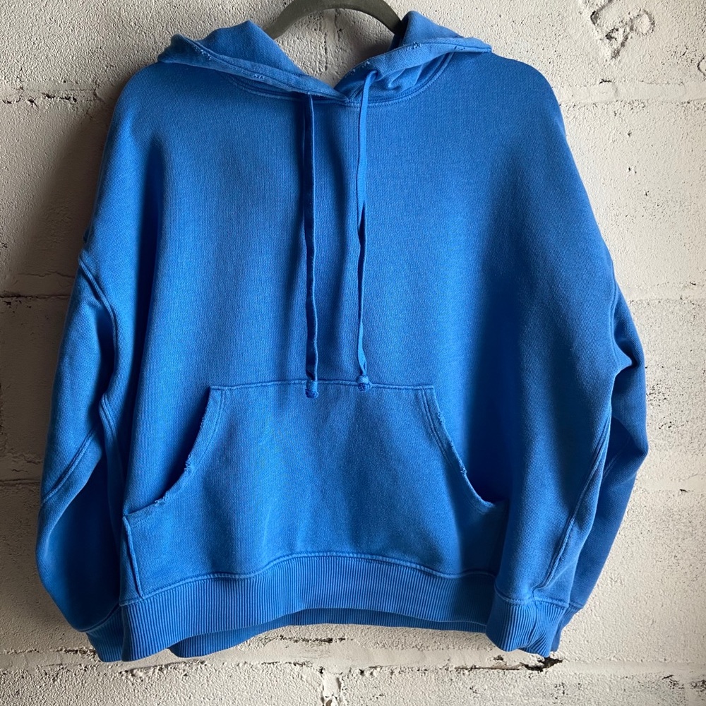 Old School Aerie Pull Over Hoodie Sz M